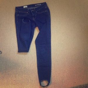 Gap riding jeans!